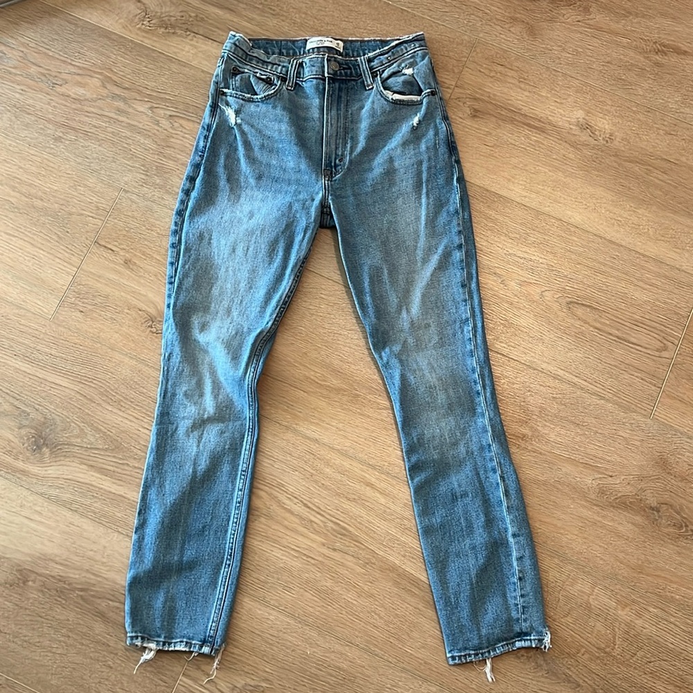 Abercrombie skinny high rise jeans